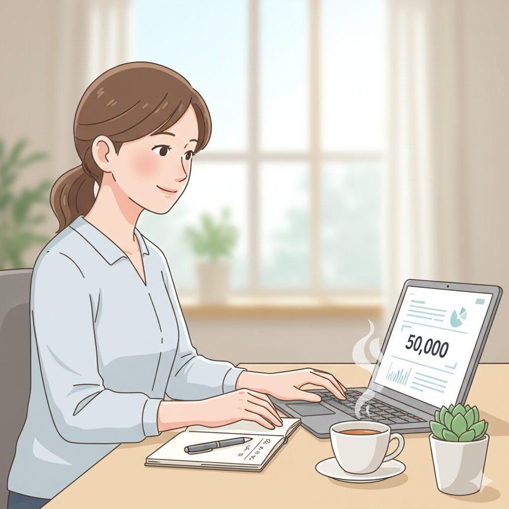 データ入力で月5万円を目指す場合