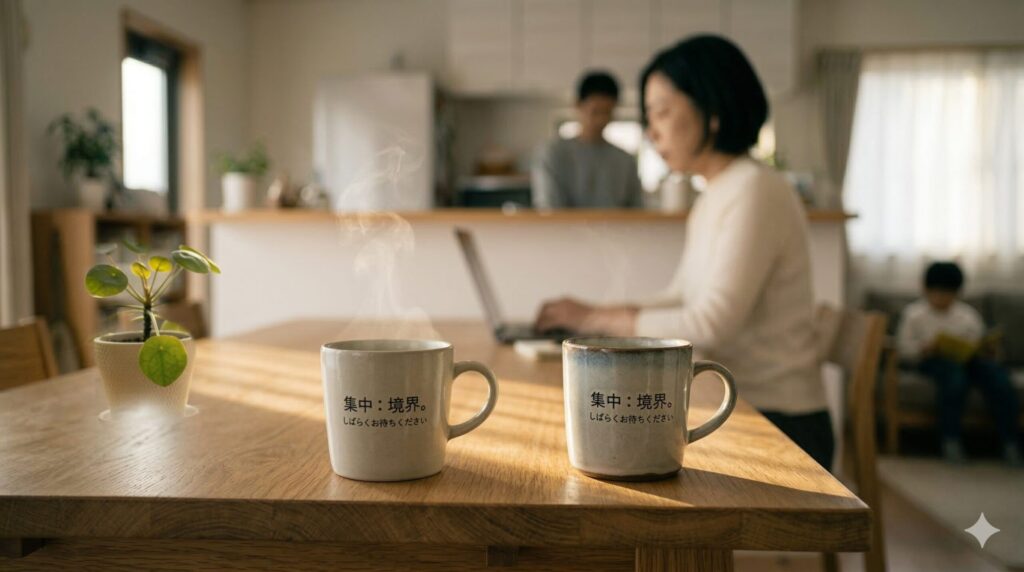 家族の理解を得るためのコツ(仕事の境界線)