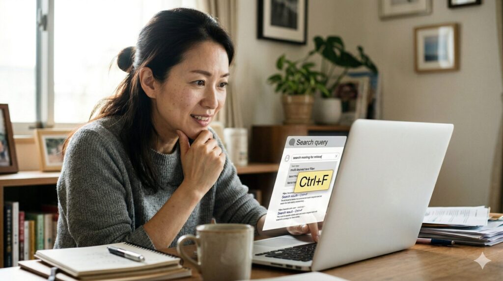 EC事務での「Ctrl＋F」の超便利な活用シーン