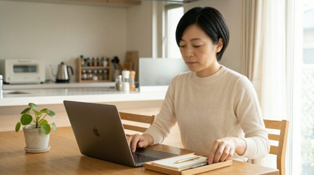 ダイニングを「仕事モード」に変える魔法の儀式