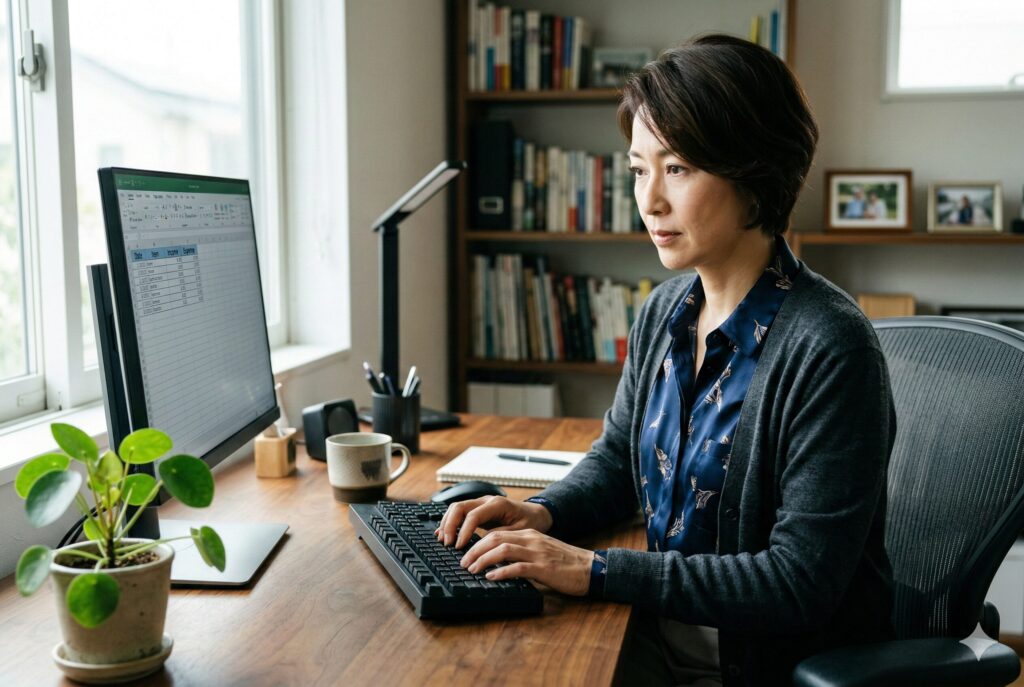 ズボラ主婦流!「エクセル1枚」で完結する管理術