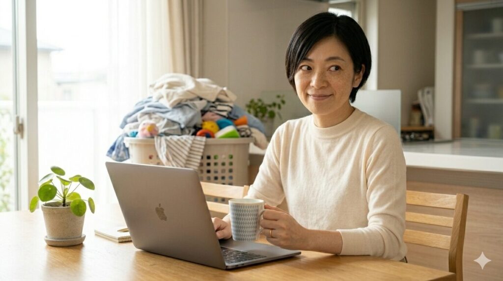 誘惑その2:視界に入る「終わっていない家事」