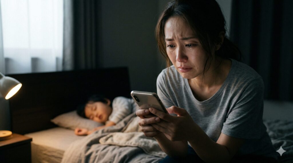 勇気を出してSOS！「報連相」のチャットを送信