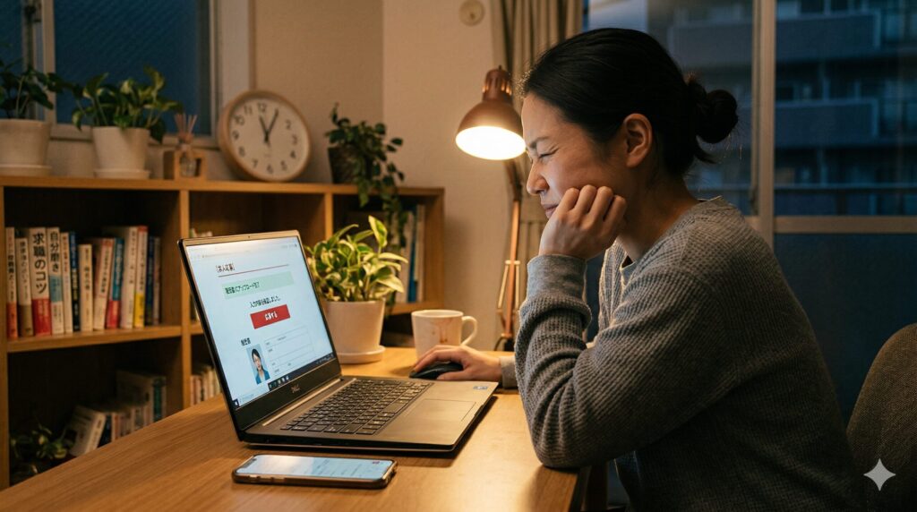 「えいやっ！」応募ボタンを押す手が震えた夜