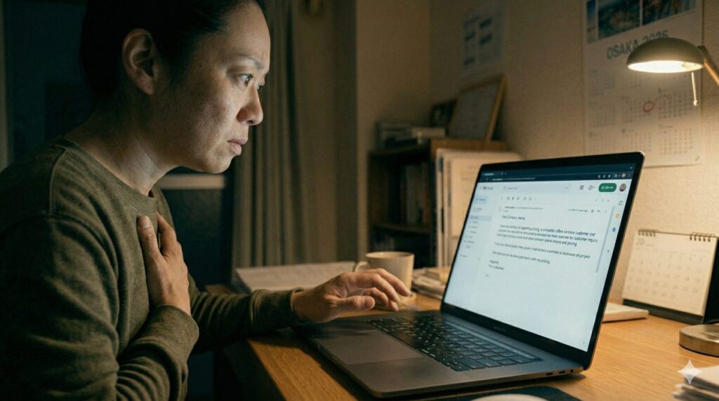 「安くして！」のメッセージに心臓がバクバク