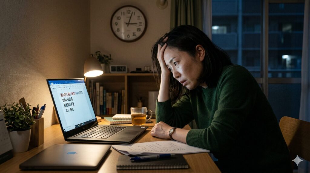 納期が丸被り！深夜3時の「徹夜地獄」