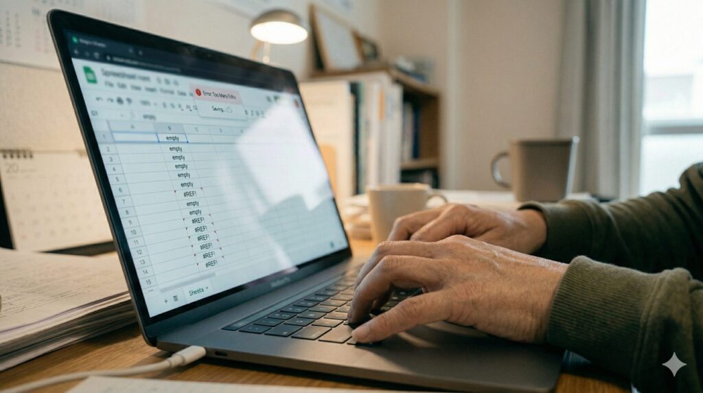 スプレッドシートの「自動保存」が仇となる瞬間