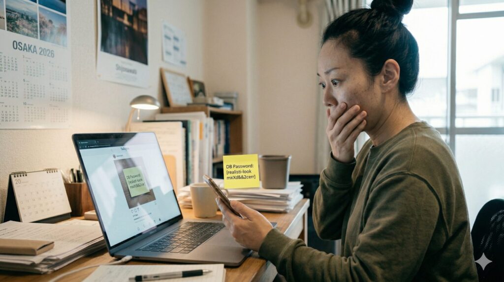 紛失より怖い！「SNSへの映り込み」という大事故