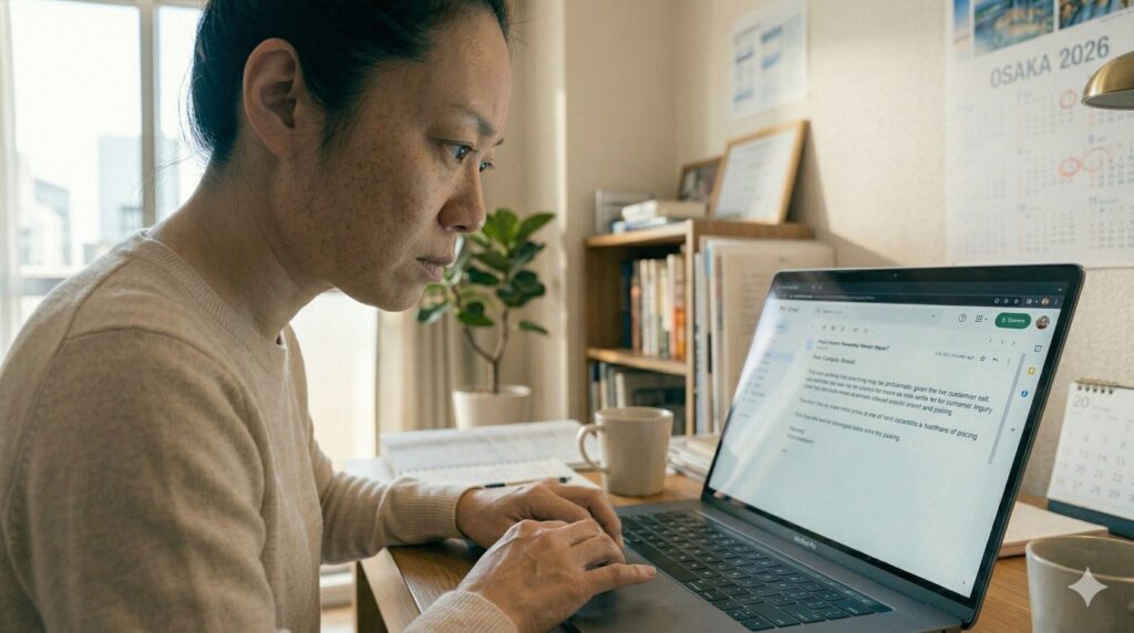 「主婦だから」は、クライアントには関係ない