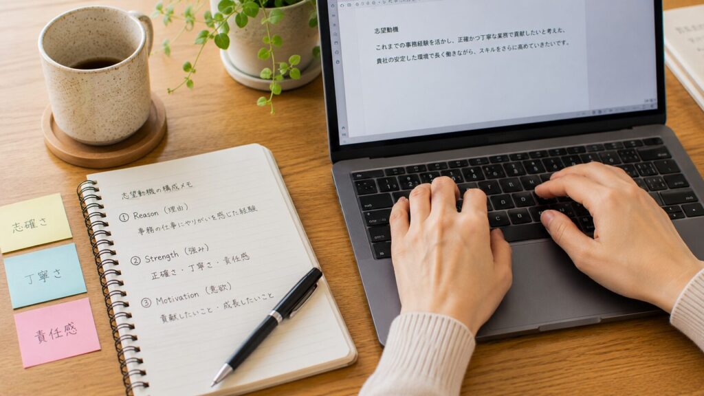 EC事務の志望動機に入れやすい3つの要素