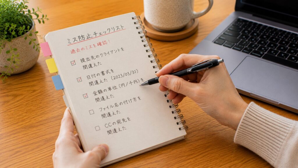 作業前に全部やろうとしなくても大丈夫だった